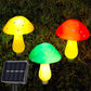 Luces Solares de Hongo Impermeables