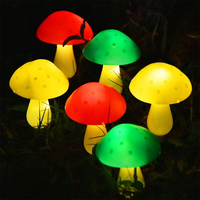 Luces Solares de Hongo Impermeables