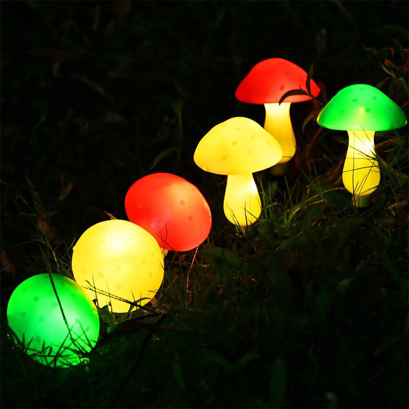 Luces Solares de Hongo Impermeables