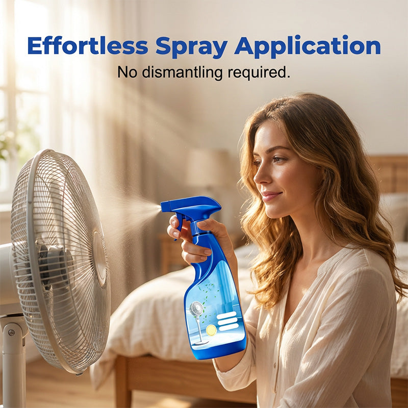 Spray limpiador para ventiladores y aire acondicionado sin aclarado