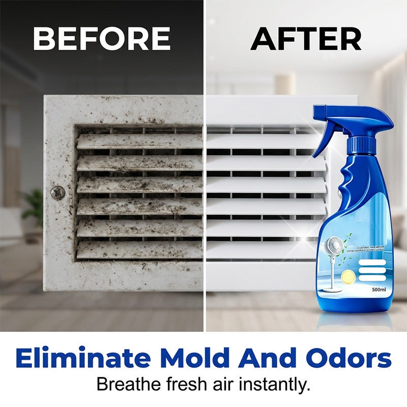 Spray limpiador para ventiladores y aire acondicionado sin aclarado