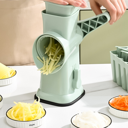 Cortador giratorio multifuncional para verduras