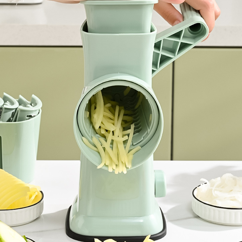 Cortador giratorio multifuncional para verduras