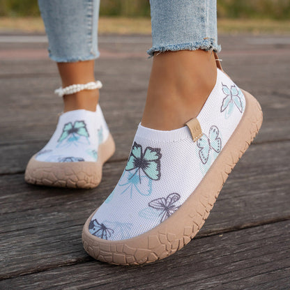👟 ¡OFERTA POR TIEMPO LIMITADO 50% DE DESCUENTO! 🦋 Mocasines Mujer Antideslizantes – Suela Gruesa, 4 Diseños, Tallas 36-43 🌿