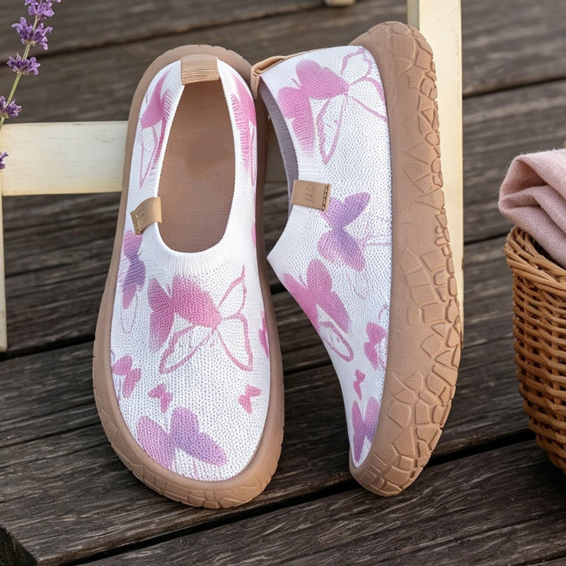 👟 ¡OFERTA POR TIEMPO LIMITADO 50% DE DESCUENTO! 🦋 Mocasines Mujer Antideslizantes – Suela Gruesa, 4 Diseños, Tallas 36-43 🌿