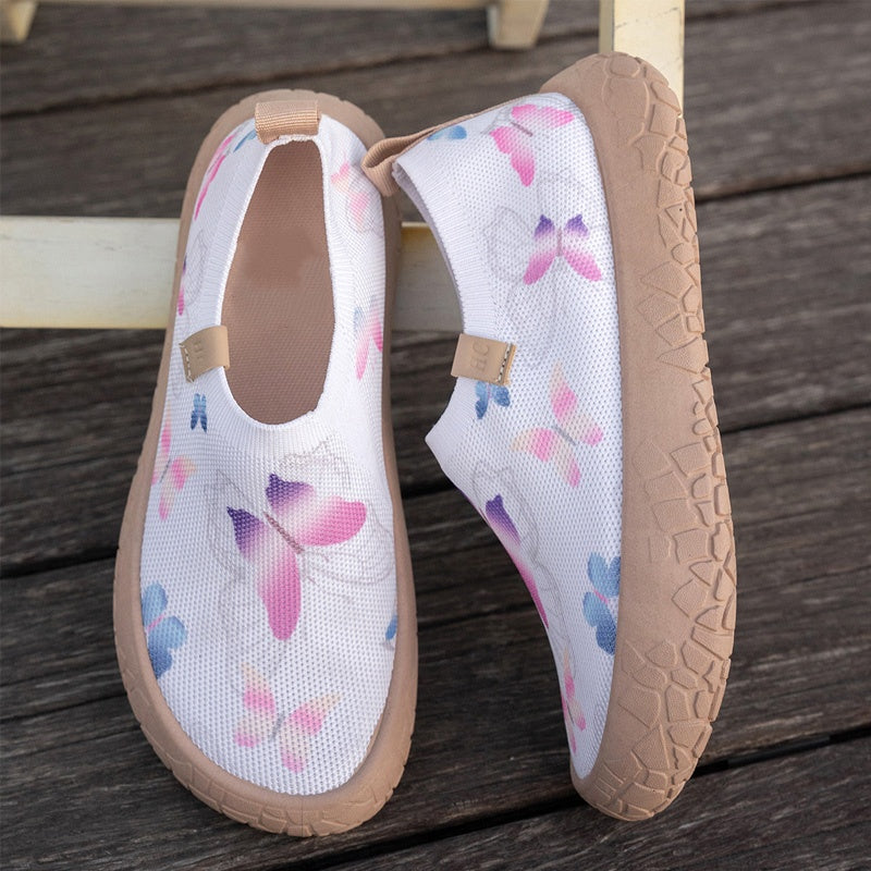 👟 ¡OFERTA POR TIEMPO LIMITADO 50% DE DESCUENTO! 🦋 Mocasines Mujer Antideslizantes – Suela Gruesa, 4 Diseños, Tallas 36-43 🌿