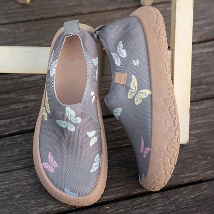 👟 ¡OFERTA POR TIEMPO LIMITADO 50% DE DESCUENTO! 🦋 Mocasines Mujer Antideslizantes – Suela Gruesa, 4 Diseños, Tallas 36-43 🌿