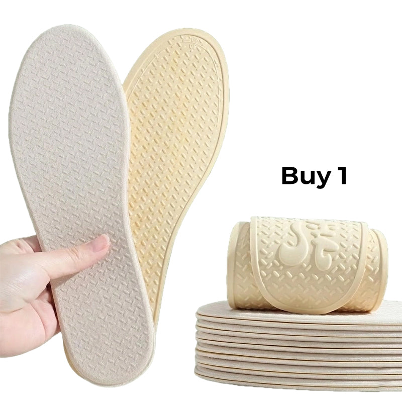 🔥New Hot Selling-50% Off!!🏆Anti-Dryness Latex Cushioned Shoe Inserts