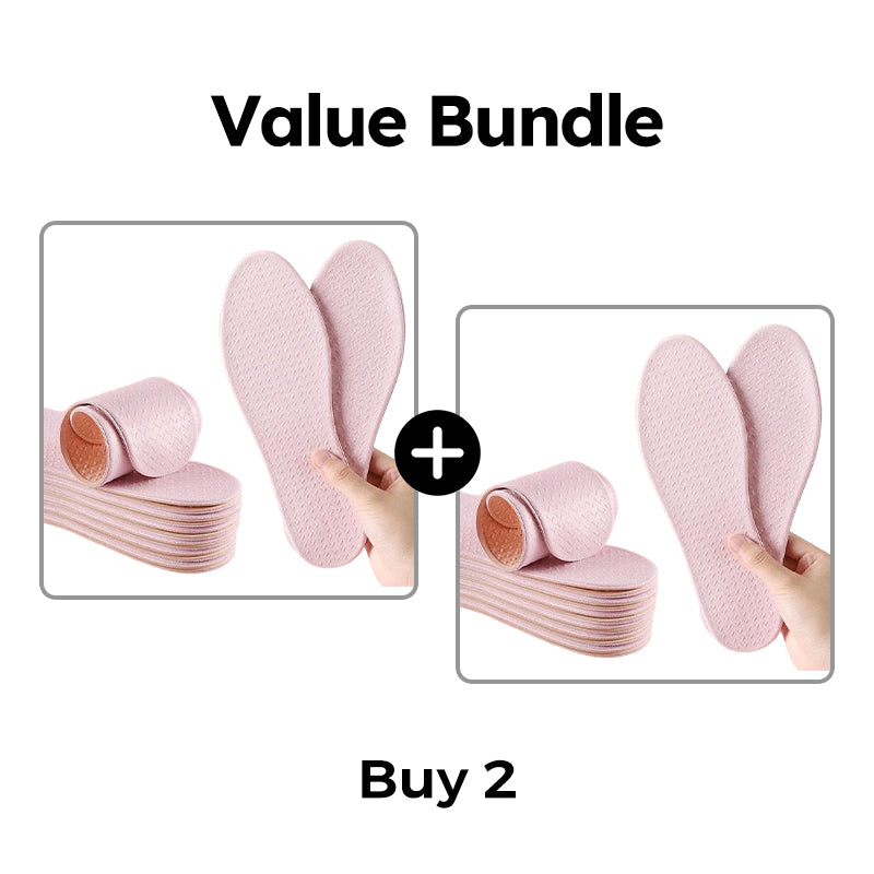 🔥New Hot Selling-50% Off!!🏆Anti-Dryness Latex Cushioned Shoe Inserts