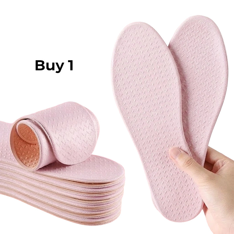 🔥New Hot Selling-50% Off!!🏆Anti-Dryness Latex Cushioned Shoe Inserts