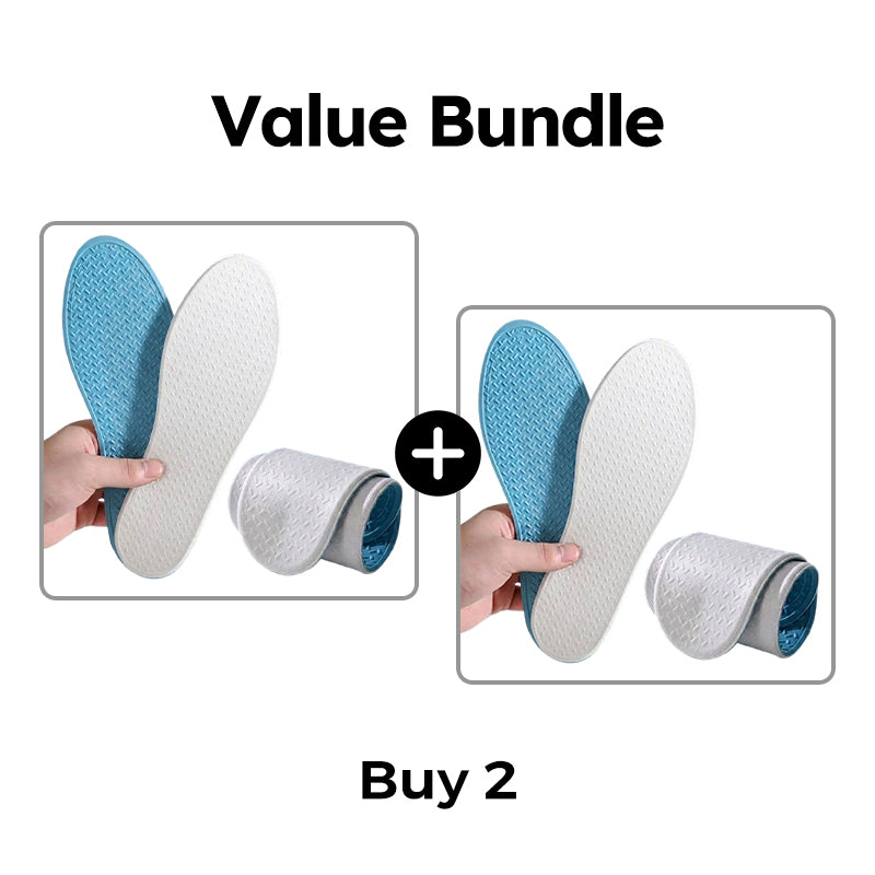 🔥New Hot Selling-50% Off!!🏆Anti-Dryness Latex Cushioned Shoe Inserts