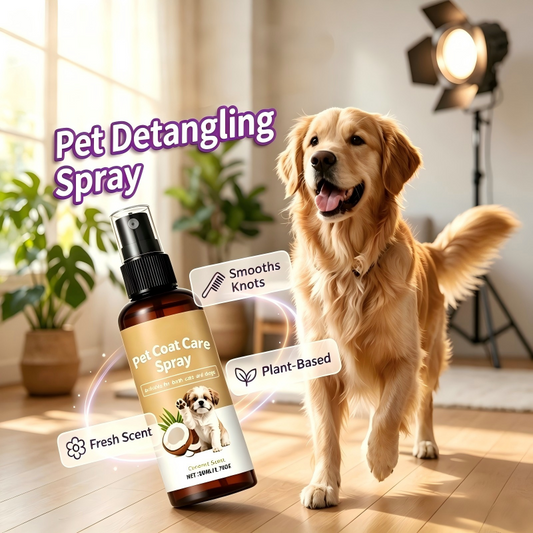 Spray Desenredante para Pelo de Mascota - Elimina Nudos al Instante