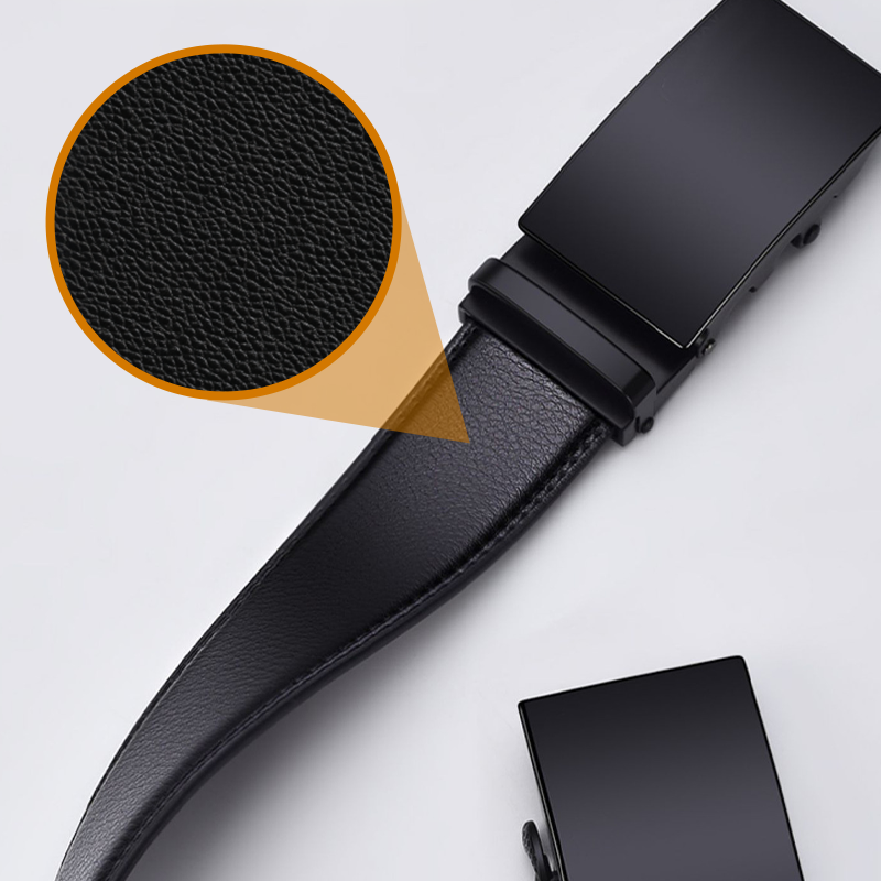 Cinturón de trinquete ajustable para hombre para uso casual y formal