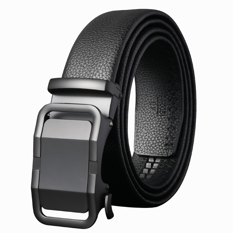 Cinturón de trinquete ajustable para hombre para uso casual y formal