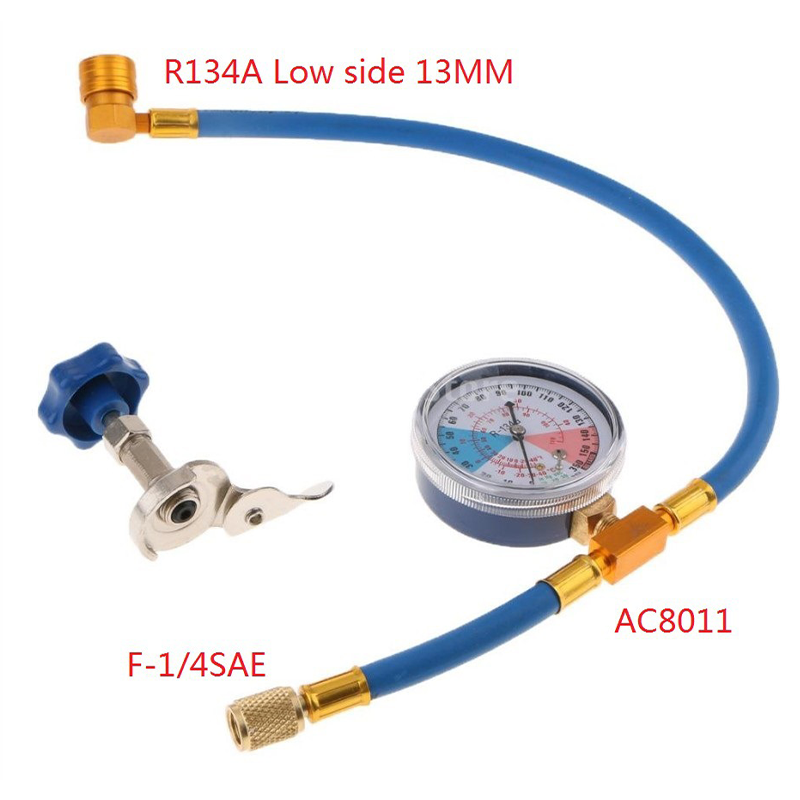 📢📢¡46% DE DESCUENTO!! ⏰ Manguera de Carga de Refrigerante R134a para Aire Acondicionado con Manómetro