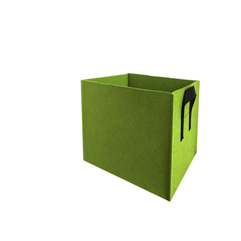 Cama de cultivo elevada de tela con separadores