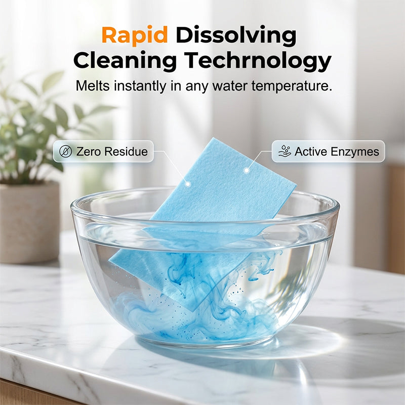 🥳2026 HOT SALE🥳💞50K+ SOLD!🧽30-Pieces Multi-Effect Floor Cleaning Sheets