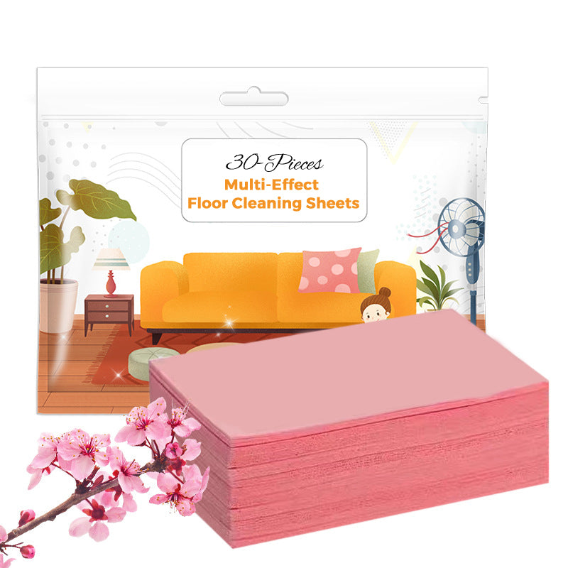 🥳2026 HOT SALE🥳💞50K+ SOLD!🧽30-Pieces Multi-Effect Floor Cleaning Sheets