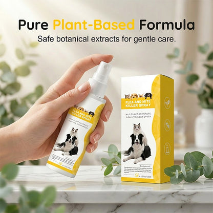 Spray repelente de plagas para mascotas de fórmula suave