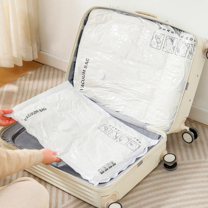 Bolsa de compresión al vacío reutilizable para guardar ropa