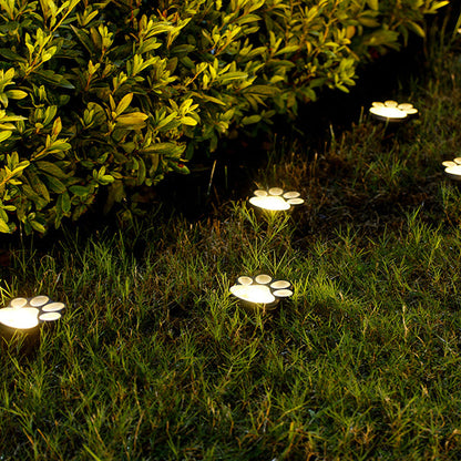 Luces Solares para Jardín en Forma de Huella de Pata