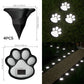Luces Solares para Jardín en Forma de Huella de Pata