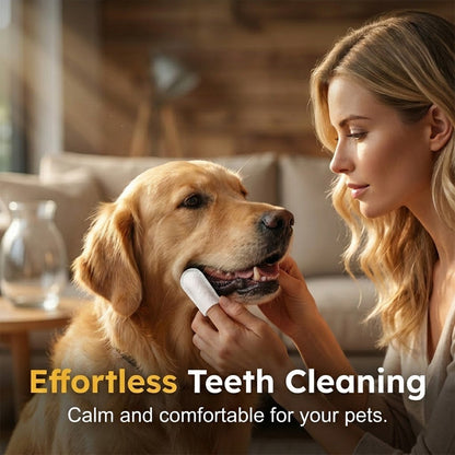 Toallitas de Dedo Multiusos para el Cuidado Dental de Mascotas (50 piezas)