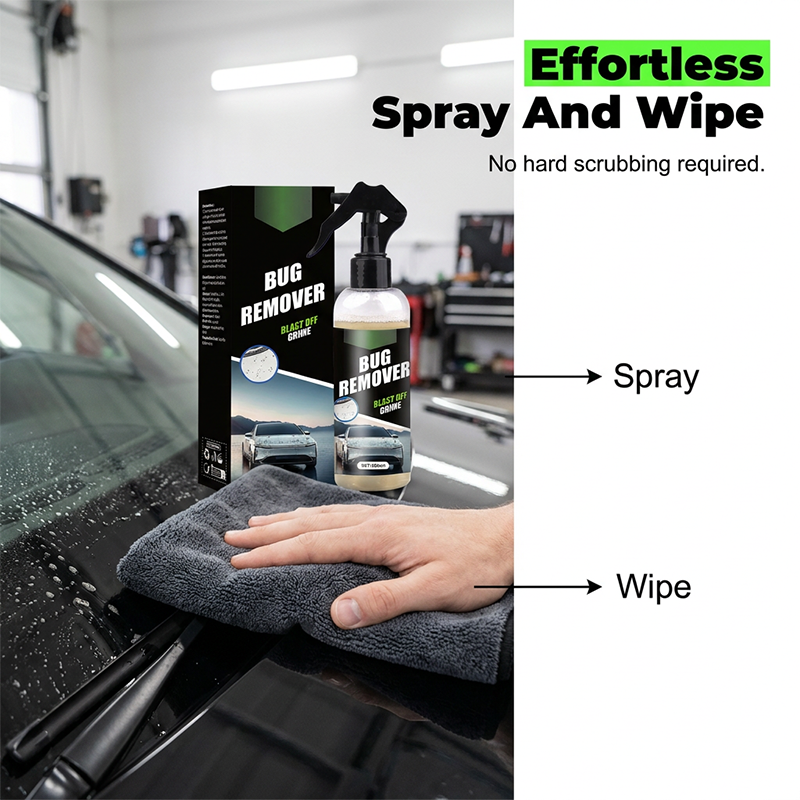 Spray Removedor de Suciedad de Insectos para Automóvil