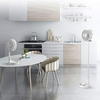 ⏰🔥 ¡50% DE DESCUENTO POR TIEMPO LIMITADO! 🌀 Ventilador Plegable Enchufable – Frescura Instantánea en Casa ✨🏠