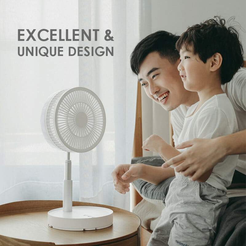 ⏰🔥 ¡50% DE DESCUENTO POR TIEMPO LIMITADO! 🌀 Ventilador Plegable Enchufable – Frescura Instantánea en Casa ✨🏠