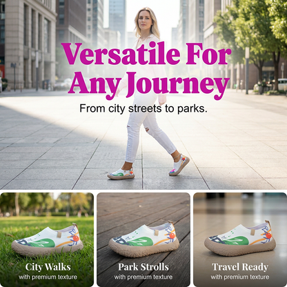 Tenis Cómodos para Mujer, Estilo Slip-On Ligero y Transpirable para Caminar