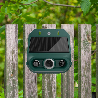 🥳¡OFERTA ESPECIAL 2026!🥳💞¡Más de 50.000 unidades vendidas!🌳🔊 ¡50% de descuento! Repelente de animales con energía solar: ultrasónico + luz intermitente. Resistente a la intemperie, protección 24/7. Mantén las plagas alejadas de forma natural. 🏡💚