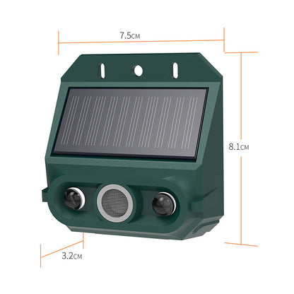 🥳¡OFERTA ESPECIAL 2026!🥳💞¡Más de 50.000 unidades vendidas!🌳🔊 ¡50% de descuento! Repelente de animales con energía solar: ultrasónico + luz intermitente. Resistente a la intemperie, protección 24/7. Mantén las plagas alejadas de forma natural. 🏡💚