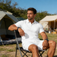 Conjunto de dos piezas para hombre: camisa y pantalón corto, ideal para el verano