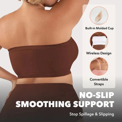 Brasier Strapless Convertible Tipo Bandeau para Mujer