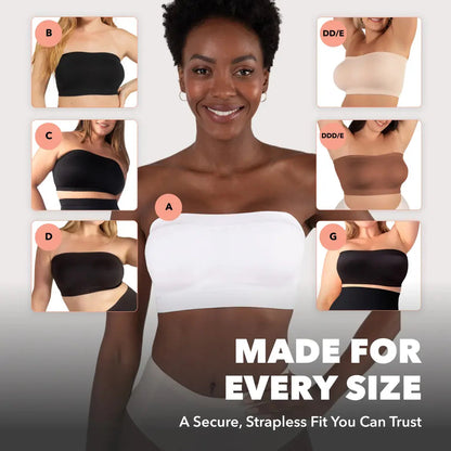Brasier Strapless Convertible Tipo Bandeau para Mujer