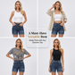 Shorts de Mezclilla para Mujer con Valenciana de Moda