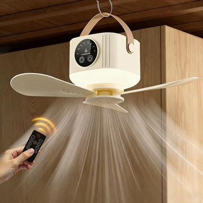 Ventilador de Techo Portátil con Control Remoto | Silencioso y Potente