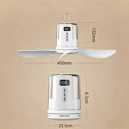 Ventilador de Techo Portátil con Control Remoto | Silencioso y Potente