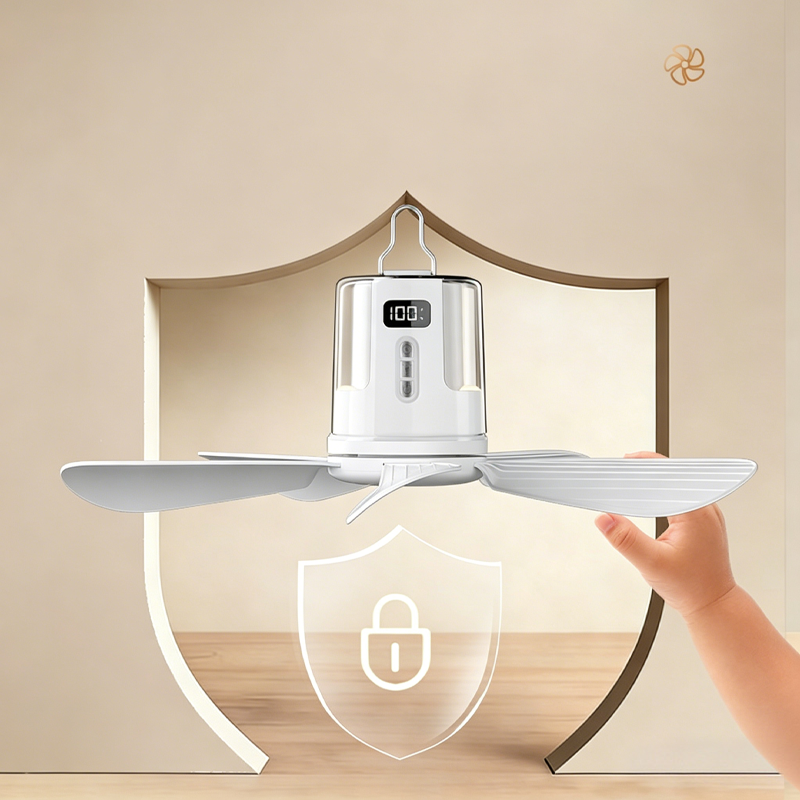Ventilador de Techo Portátil con Control Remoto | Silencioso y Potente