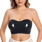 Brasier Bandeau para Mujer Sin Varillas con Tirantes Removibles