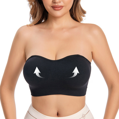 Brasier Bandeau para Mujer Sin Varillas con Tirantes Removibles