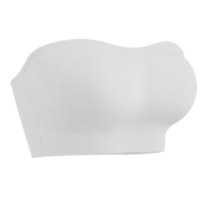 Brasier Bandeau para Mujer Sin Varillas con Tirantes Removibles