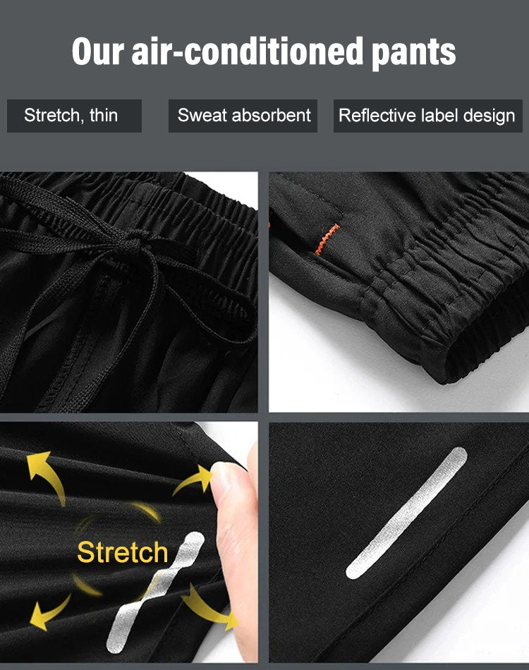Venta caliente🔥Pantalones cortos elásticos de secado rápido de seda de hielo unisex