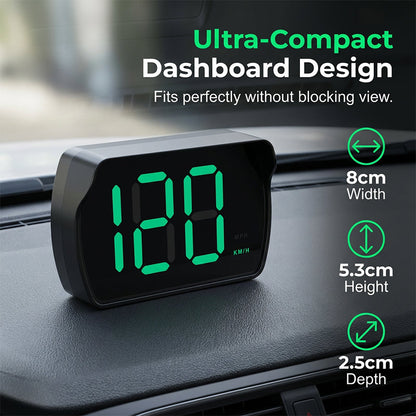 Velocímetro Head-Up Display GPS universal para coche
