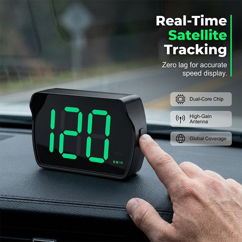 Velocímetro Head-Up Display GPS universal para coche