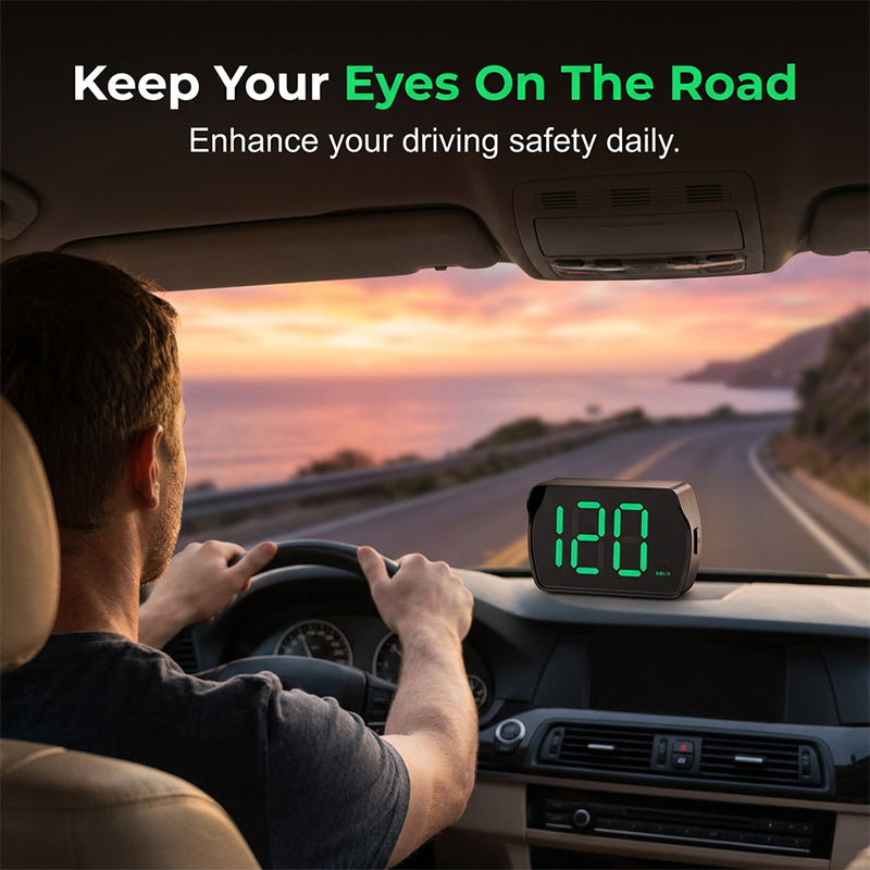 Velocímetro Head-Up Display GPS universal para coche