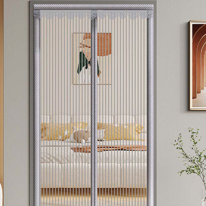 Cortina Mosquitera Magnética de Uso Rudo para Puerta