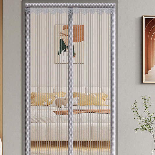 Cortina Mosquitera Magnética de Uso Rudo para Puerta