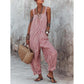 Jumpsuit Casual de Rayas para Dama con Tirantes Delgados